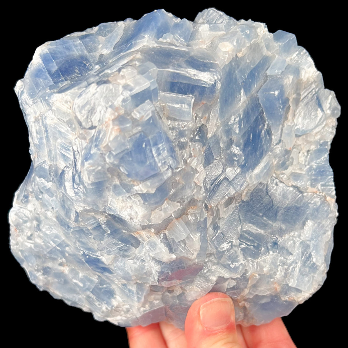 Blue Calcite Mineral Specimen from Mexico