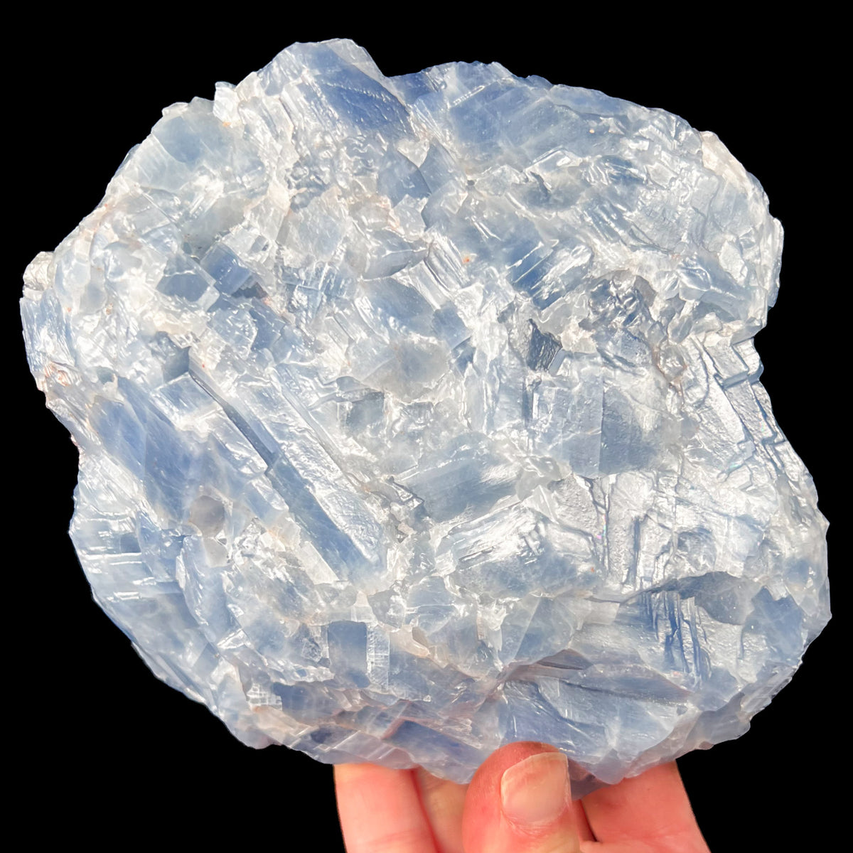 Blue Calcite Crystal Specimen from Mexico