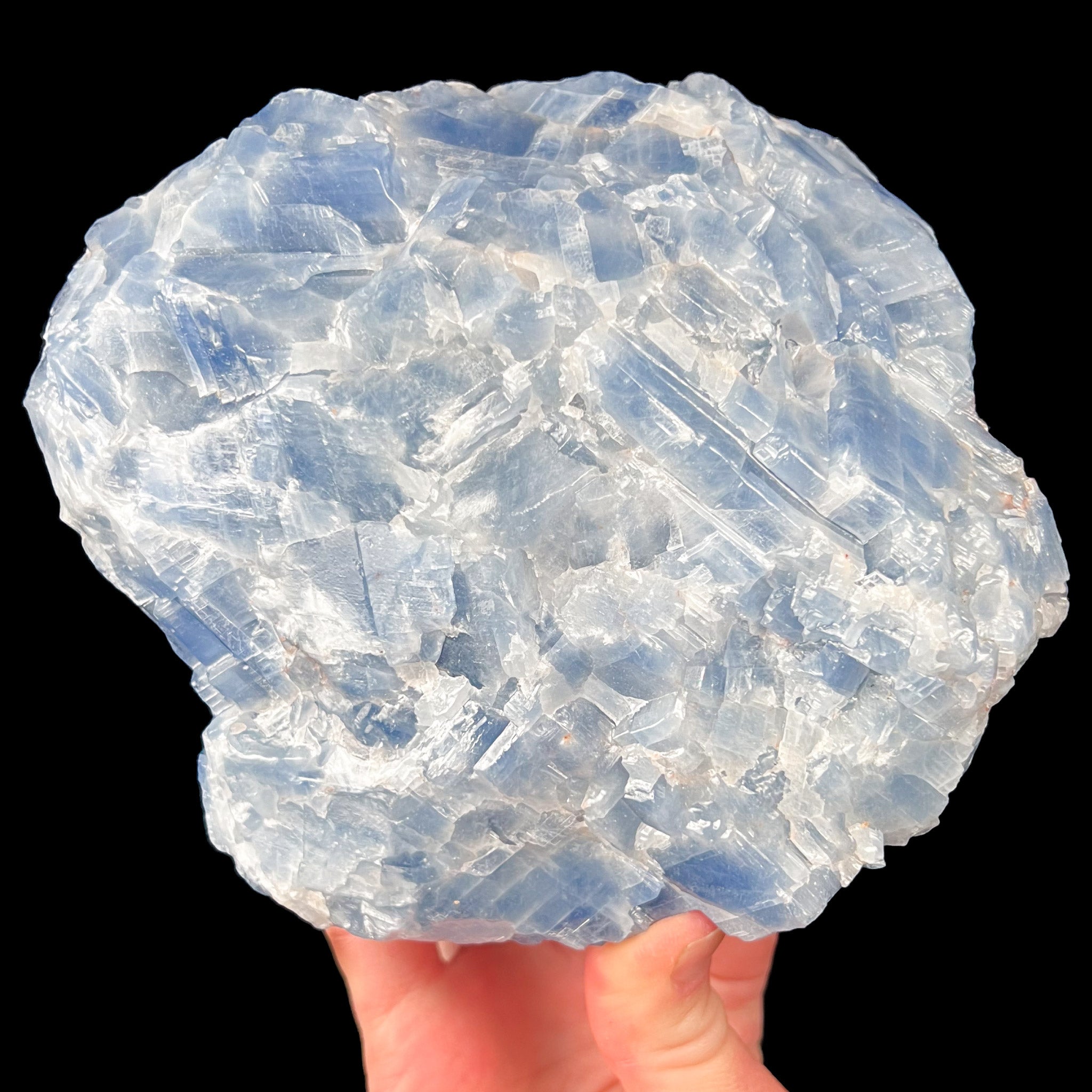 Raw Blue Calcite Specimen from Mexico