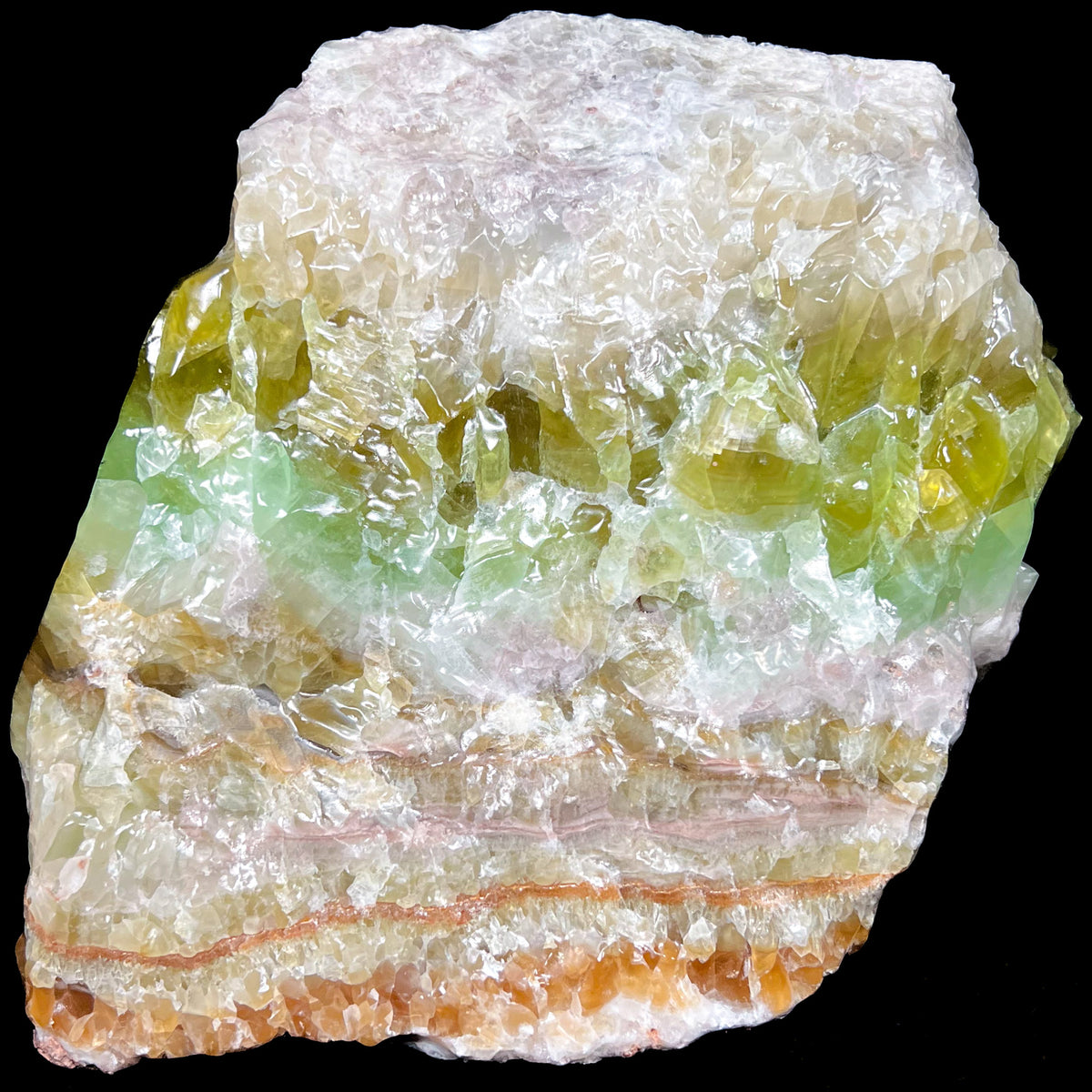 Back Side Extra Large Green Calcite