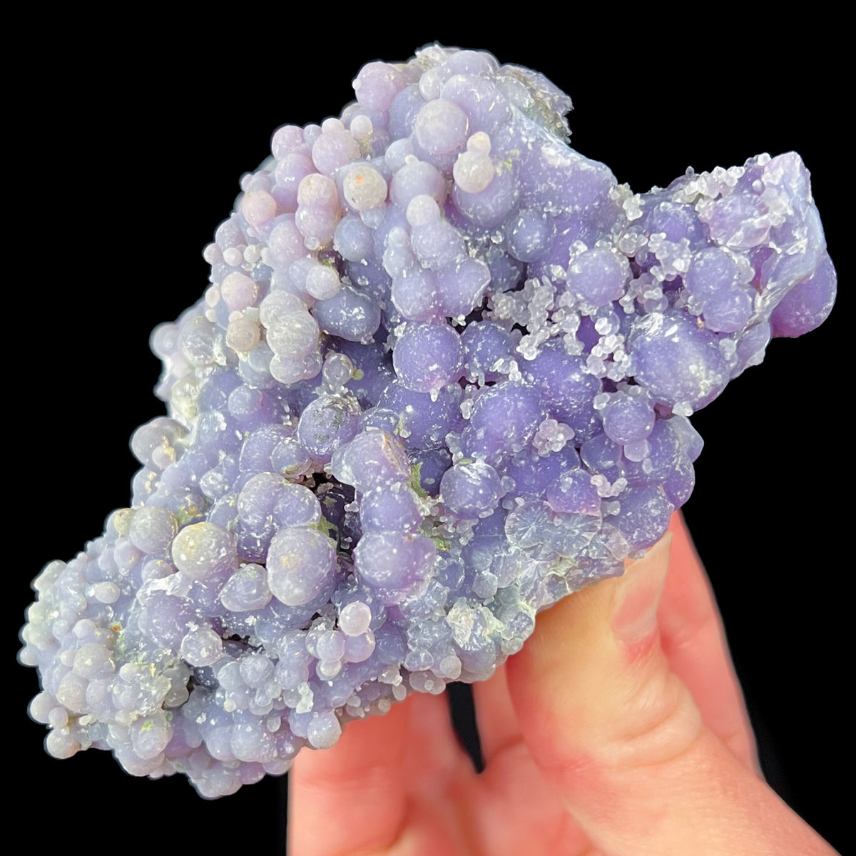 Crystal Specimen of Purple Agate / Chalcedony from Indonesia