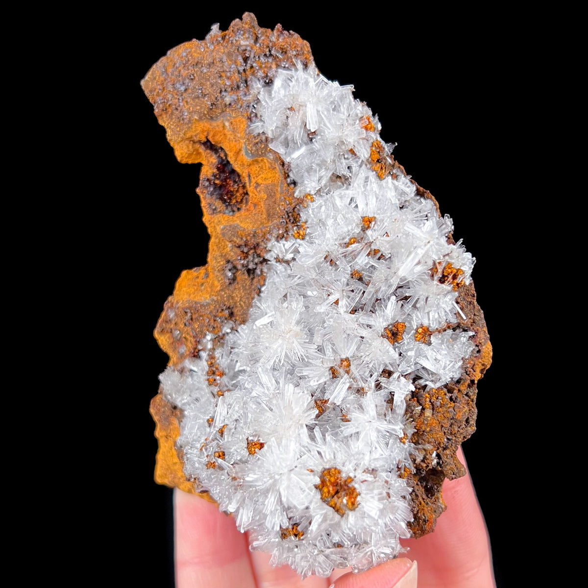 Hemimorphite Crystals on Limonite