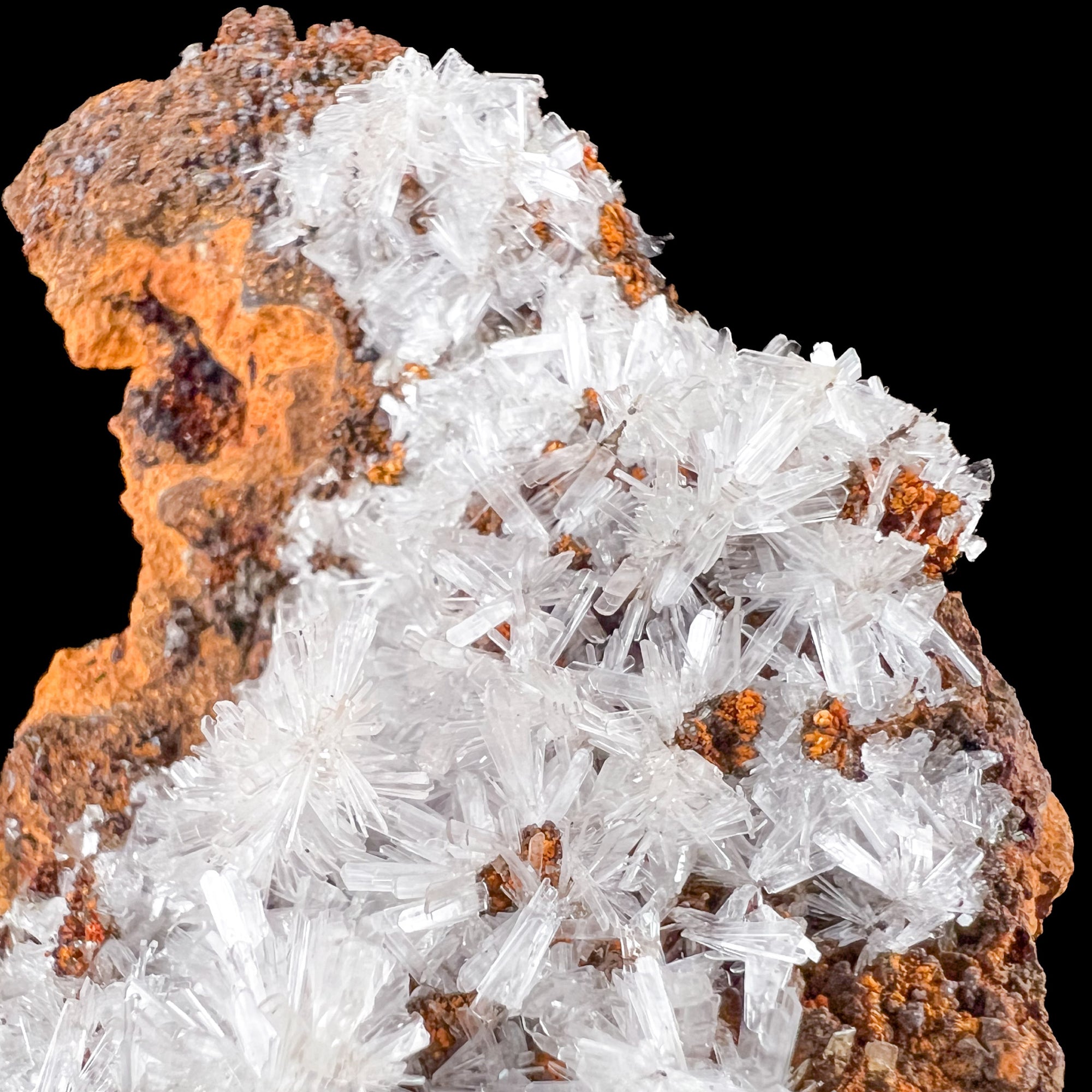 Hemimorphite Crystals on Limonite