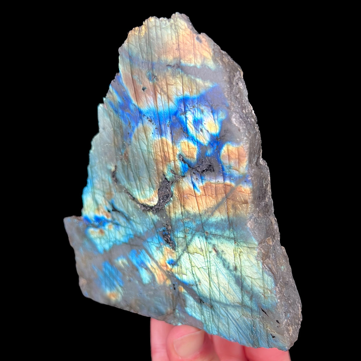 Labradorite Stone Specimen from Madagascar