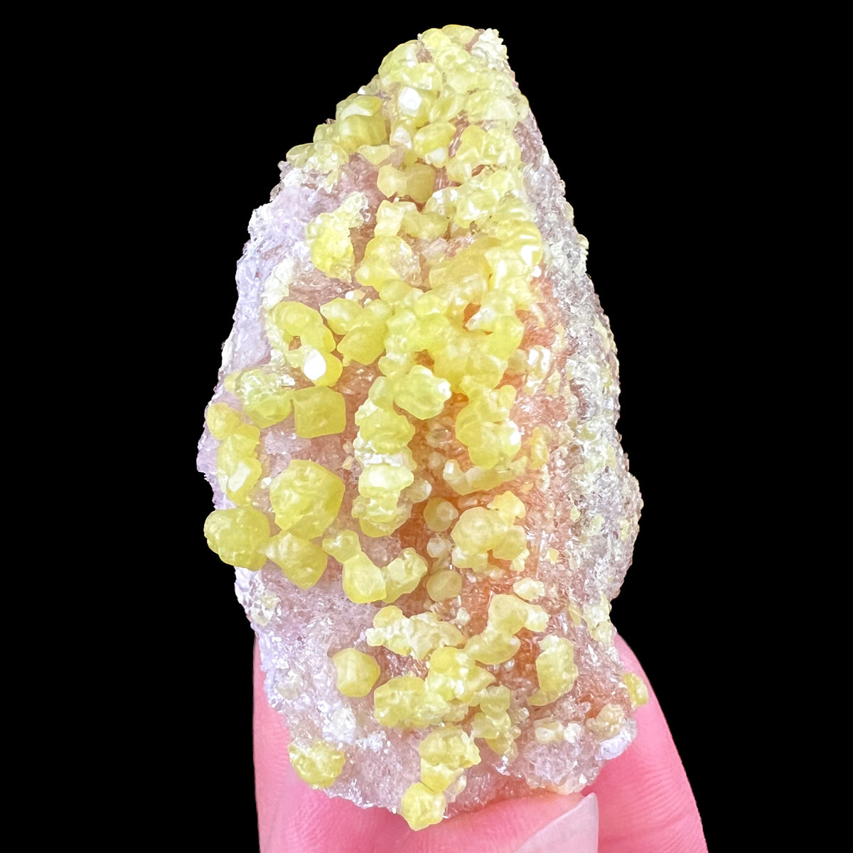 Native Sulfur Crystals from Baja, Mexico