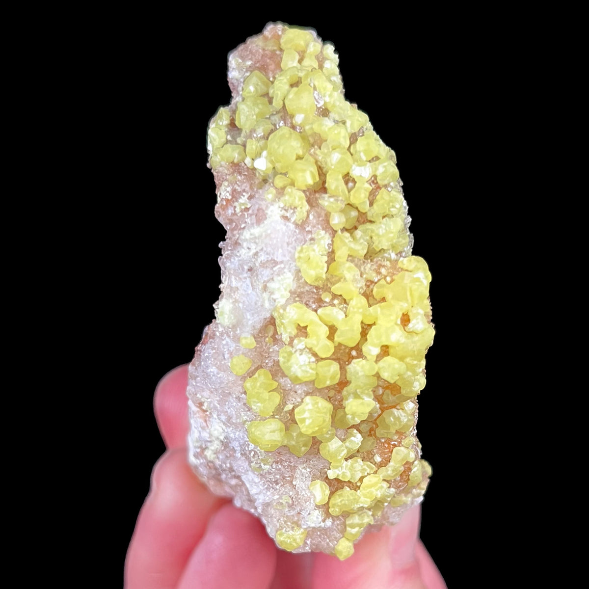 Crystalline Sulfur Mineral Specimen from Mexico