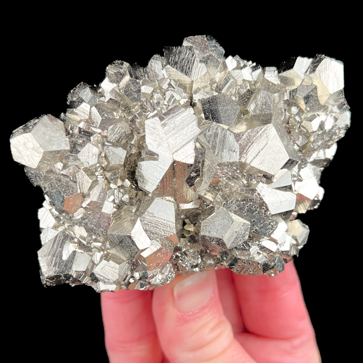 Pyrite Pyritohedron Crystals from Peru