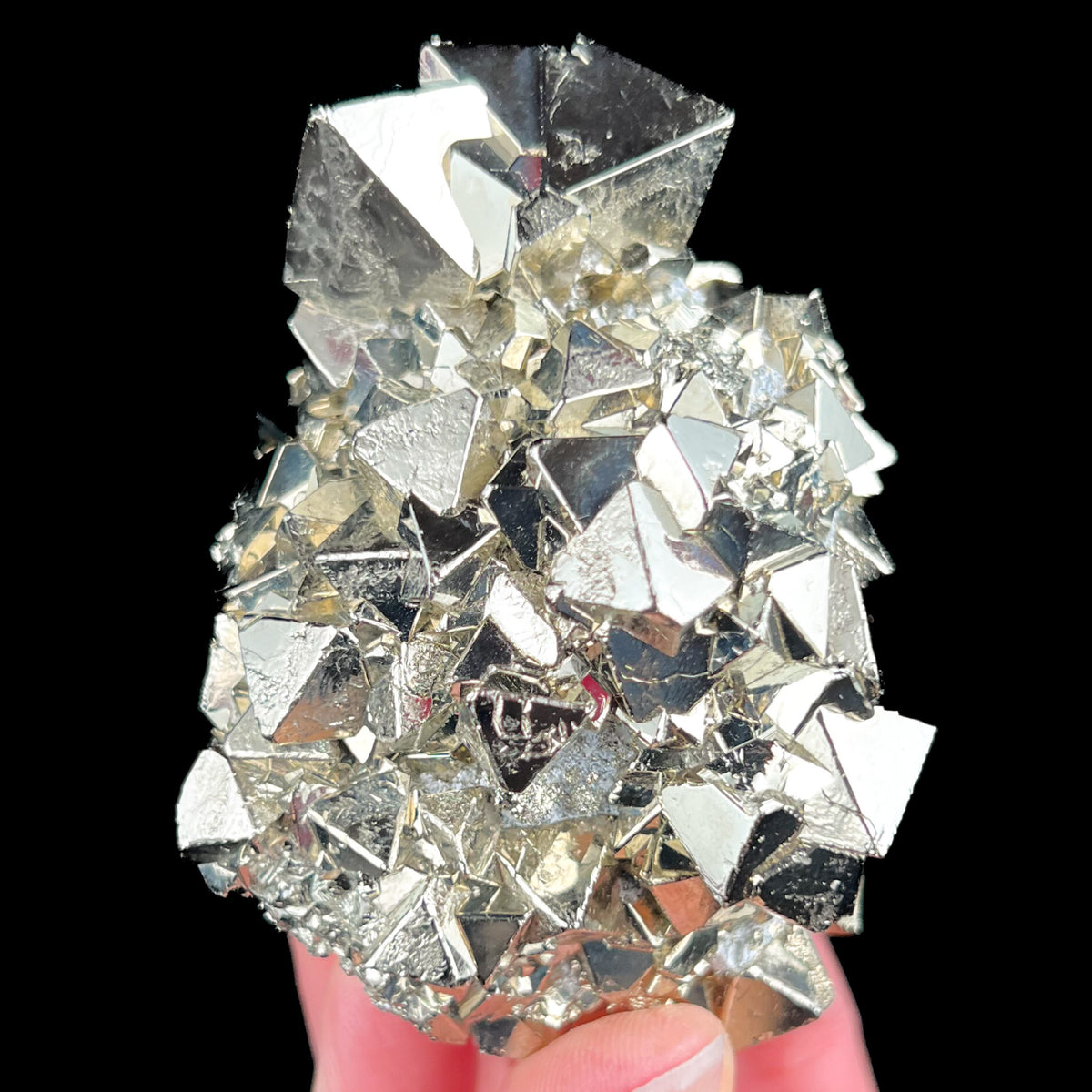 Pyrite Octahedral Mineral Specimen from Peru