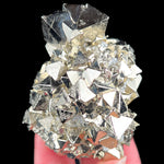 Pyrite Octahedron Mineral Specimen from Huanzala, Peru