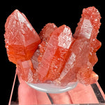 Red Quartz Mineral Specimen from Morocco