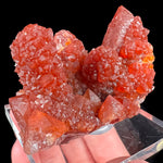 Red Quartz Crystal Cluster