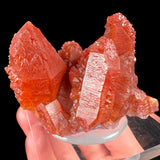 Red Quartz Crystals from Morocco