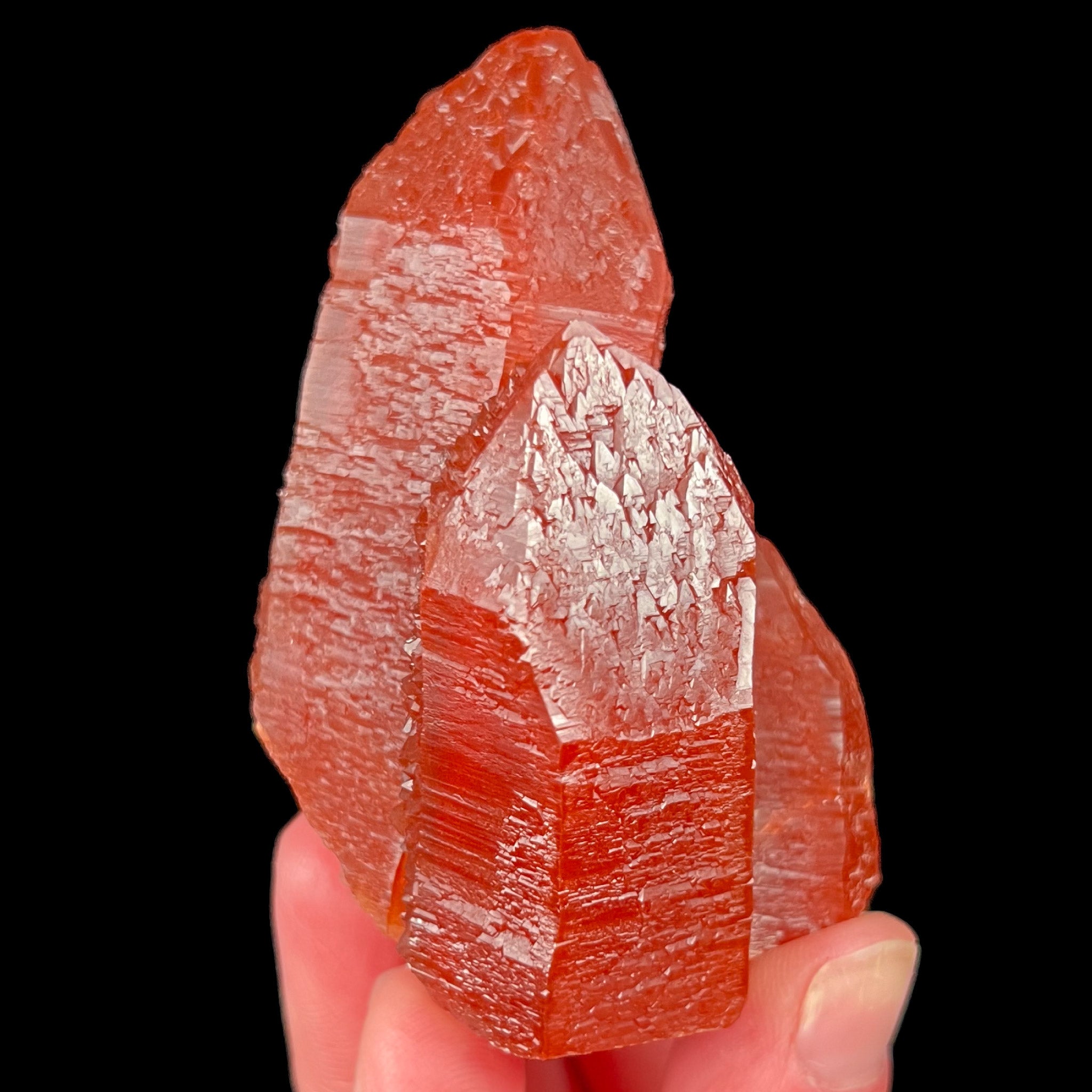 Red Quartz Mineral Specimen from Errachidia Province, Morocco