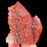 Red Quartz Crystals with Secondary Red Quartz Crystallization