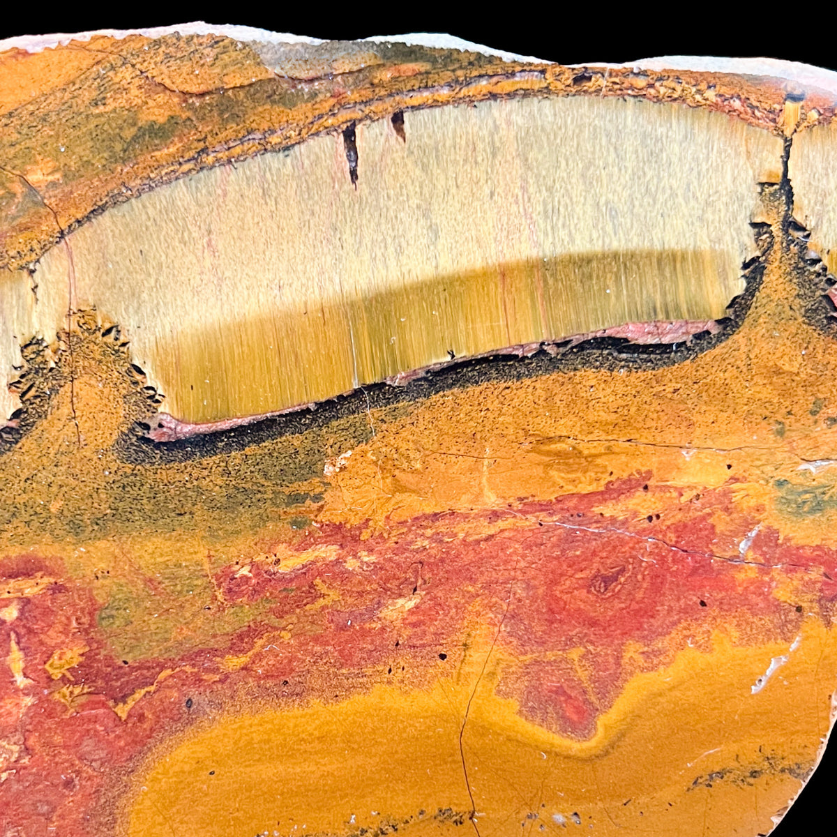 Tiger Eye in Tiger Iron Formation from Australia